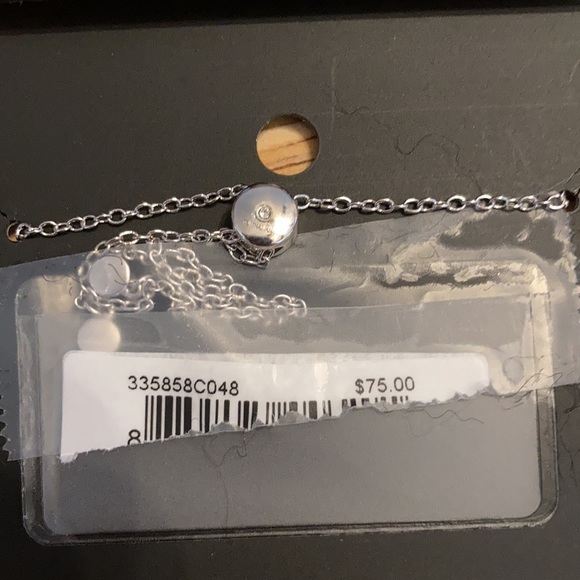 Coach Pave Pink Bow Slider Bracelet - Picture 5 of 5